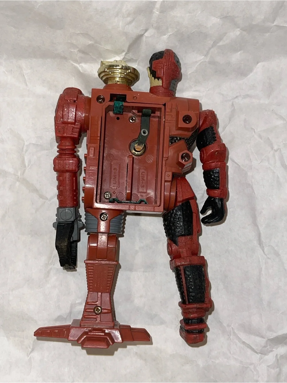 Vintage 1986 Kenner Centurions DR TERROR Action Figure Incomplete As Is